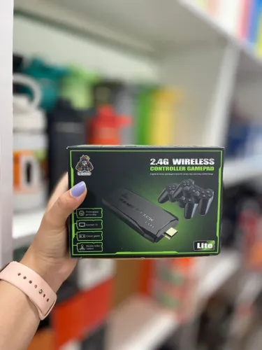 Game Stick 4K com 2 Controles + Milhares de Jogos Retrô Pronta Entrega