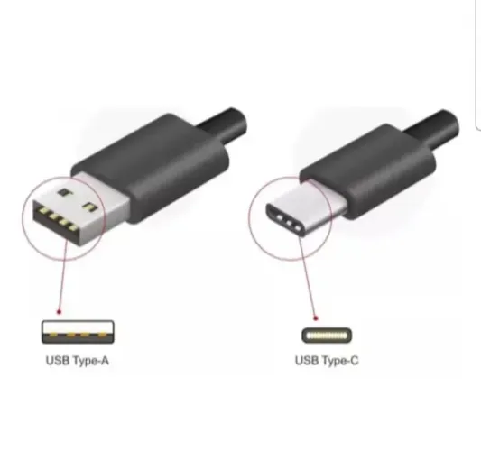 Cabo USB A x USB C e Cabo Auxiliar P2 x P2 - Novos
