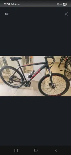 Bicicleta aro 29 freio a disco suspensão pouco uso