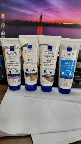 Creme para mãos protetor luvas de silicone 75g novo AvonCare por R$ 11,00 cada