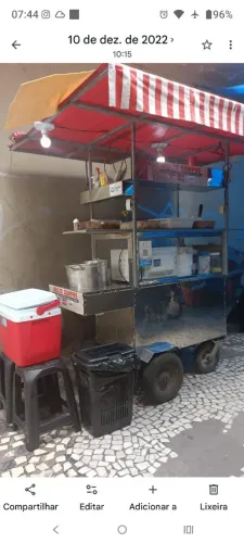 Carrinho em inox