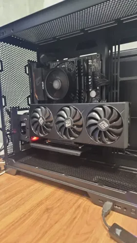 placa de video rx 6800 16gb 2k e 4k nova com lacres