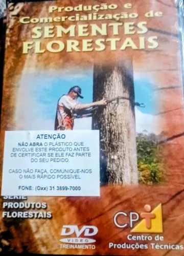 Curso DVD + Livro: Sementes Florestais Novo Lacrado Raridade