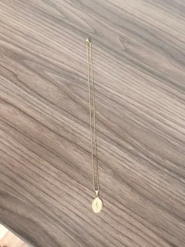 Corrente Veneziana 55cm dourado em aço inoxidável