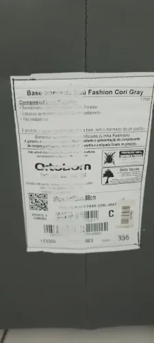 Vendo Cama Bau Solteiro Ortobom Fashion Cori Gray em perfeito estado de uso por R$ 990,00