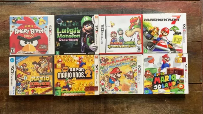 Jogos Nintendo 3DS e DS ORIGINAIS mídia física - LEIA A DESCRIÇÃO