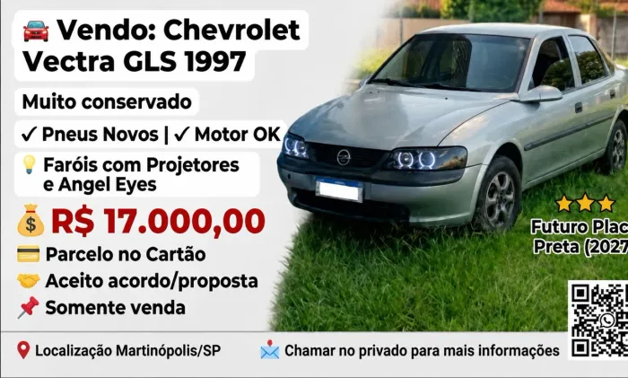 Chevrolet Vectra GLS/expres.2.2/ 2.0 E 2.0 CD 8V 1997