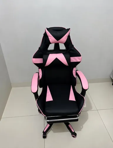 Cadeira Gamer Profissional Ergonômica Reclinável Apoio Pés