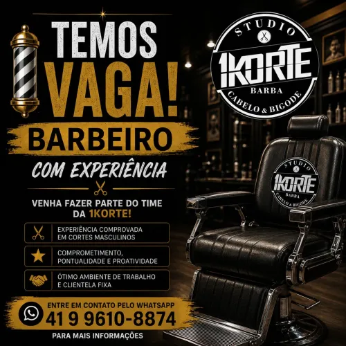 Vaga para Barbeario 