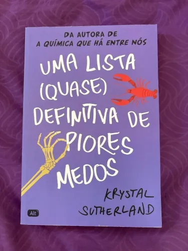 Livro Uma Lista Quase Definitiva de Piores Medos