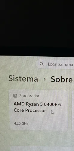 CPU Ryzen 5 8400F , Zerada só 2 meses de uso