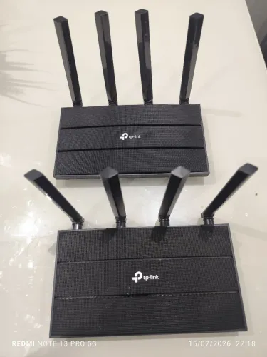 Roteador Tp-link Archer Ax12 Ax1500 2.4ghz 5ghz E Wi-fi 6, ( Com Fonte de alimentação) 