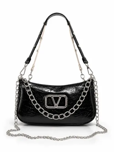 Bolsa Feminina Elegante com Corrente - Várias Cores