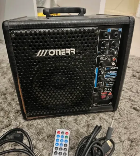 Amplificador Onerr MBox X25 USB Bluetooth para Violão e Voz
