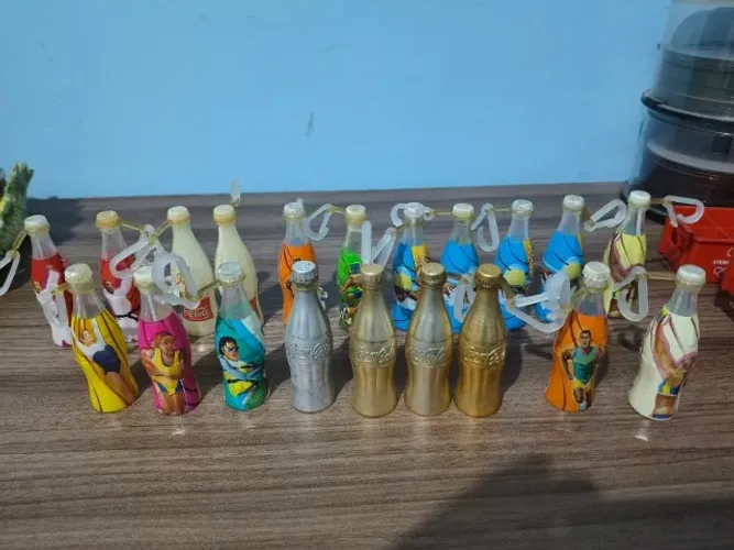 Mini Garrafinhas da Coca-Cola - Olimpíadas 2004 Atenas