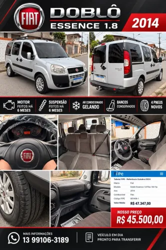 Fiat Doblo Essence 1.8 Flex 16V 5P 2014