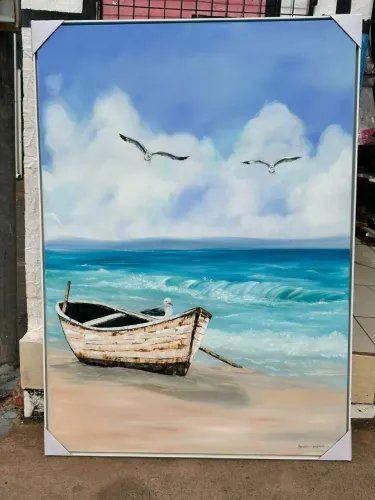 Quadro pintado a óleo