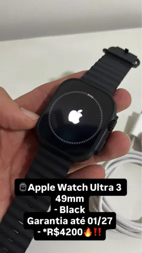 Apple Watch Ultra 3 garantia até janeiro de 2027