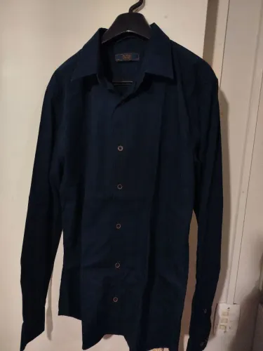 Camisa social azul TNG G