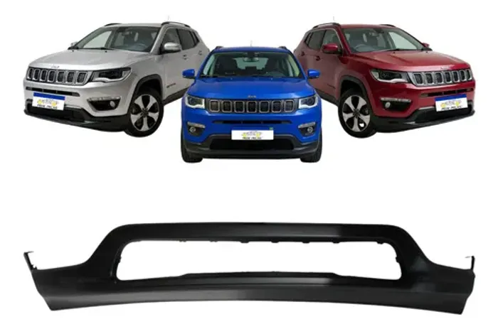 Spoiler Parachoque Dianteiro Jeep Compass 2017 A 2021 Novo