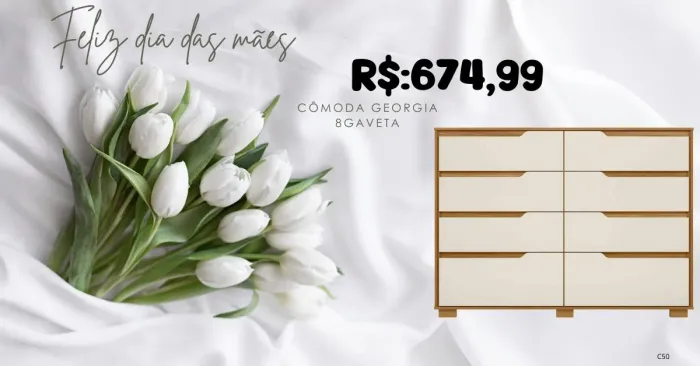 Linda comoda 8 gavetas / pague na entrega  / entregamos em 48h 
