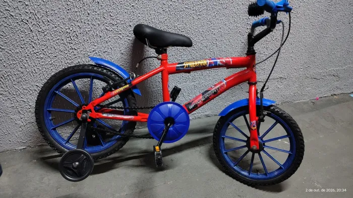 Bike aro 16 homem aranha