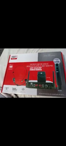 Microfone de mão  le headset/lapela sem fio