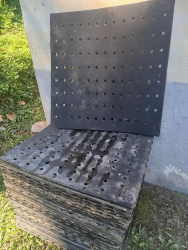 Piso estrado de borracha para baia