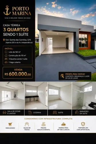 Imóvel para venda possui 110 metros quadrados com 3 quartos em Cidade Nova - Ananindeua -
