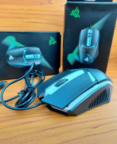 Mouse com Fio Gamer - Novo - Entregamos