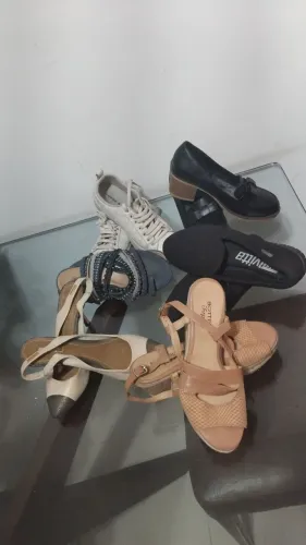 Desapego Lote Sapatos Femininos Nº 35 - 6 Pares por R$ 60 (Retirada no Local)