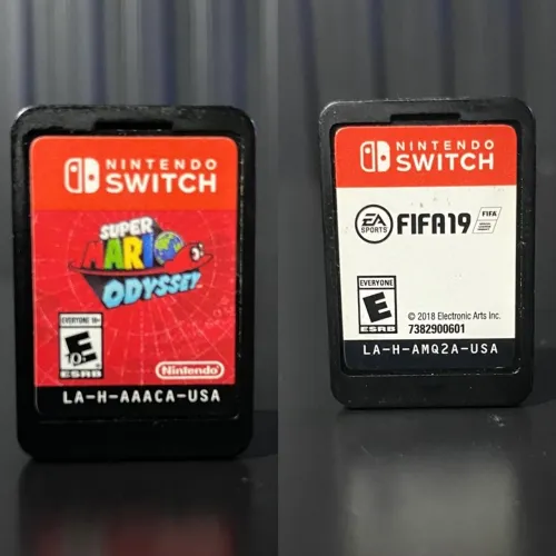 Super Mário Odyssey e FIFA 19 Nintendo switch