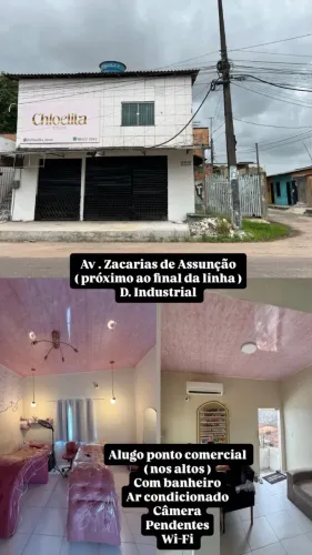 Ponto comercial ( altos ) av Zacarias de Assunção n 5
