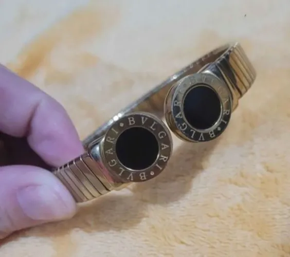 Pulseira BVlgari folhado