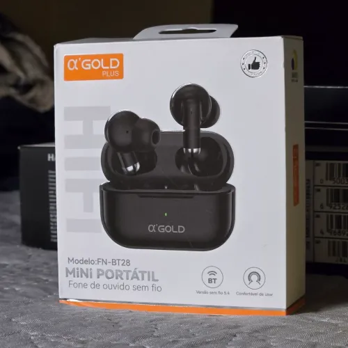Fone de ouvido bluetooth A'Gold - FN-BT28