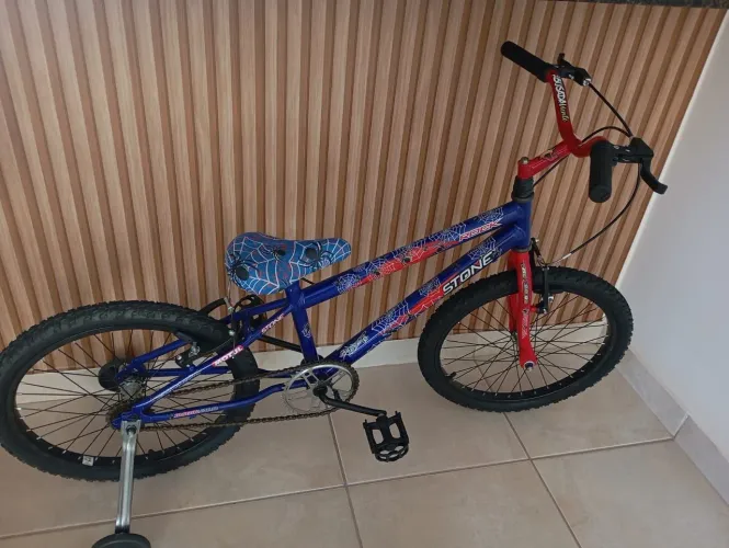 Bicicleta infantil aro 20, em excelente estado de conservação, pouquíssimo usada.