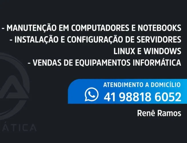 Assistência técnica de computadores e vendas