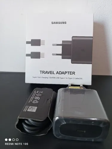 Carregador Samsung 45W com fonte e cabo USB-C / PREÇO PROMOCIONAL 