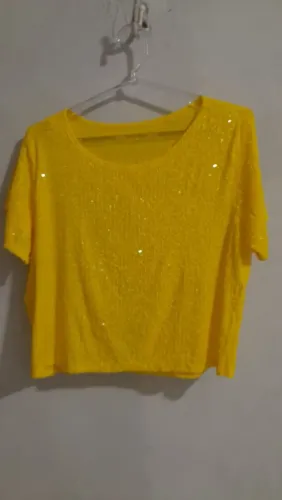 Blusa de lantejoulas