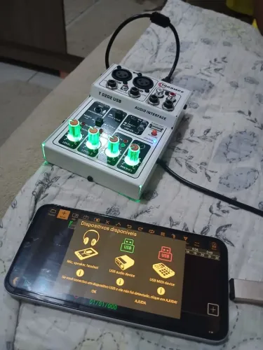 Mesa de som Interface de som áudio