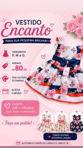 Vestido infantil 