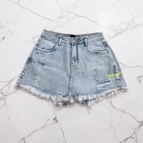 Short saia jeans Bana Bana strar 36