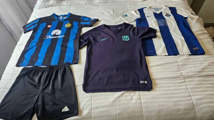 Lote camisas originais times tamanho 12 