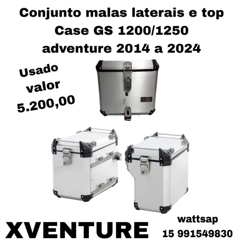 GS 1250 Top case baú laterais 