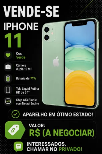Iphone 11 bateria 71%