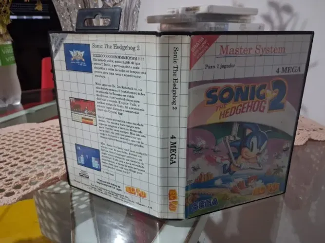 Sonic The Hedgehog 2 Tectoy - Master System Original Veja