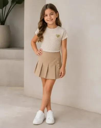 Conjunto Short Saia nfantil