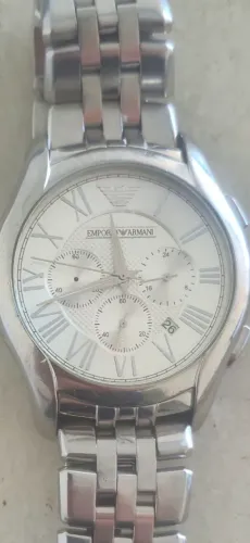 Relógio seminovo Empório Armani AR1702. Original