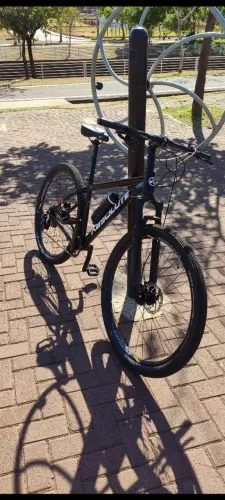 bike absolute nero 5 full shimano suspensão ar aro 29