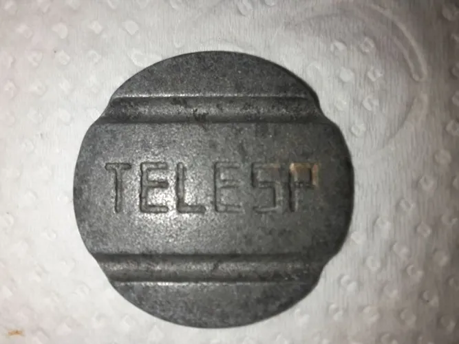 Ficha Telefônica Telesp local. 6/11 - Antiga. Coleção.  